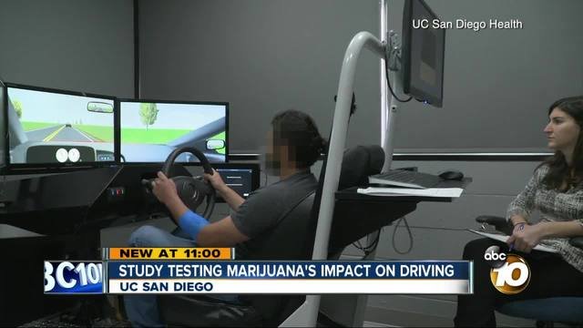 A California college is studying cannabis by having people smoke marijuana and try to drive