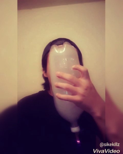 HAVE YOU EVER SMOKED A BLUNT USING A BOTTLE AS A MASK?
