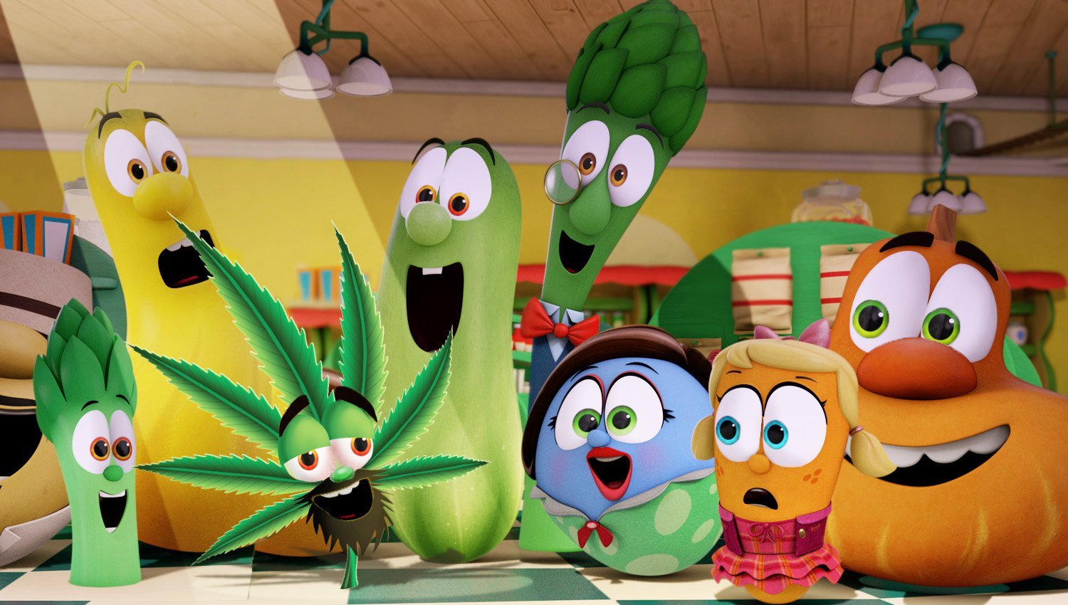 Fake Veggietales Cannabis Carl character announcement has folks on Facebook freaking out.