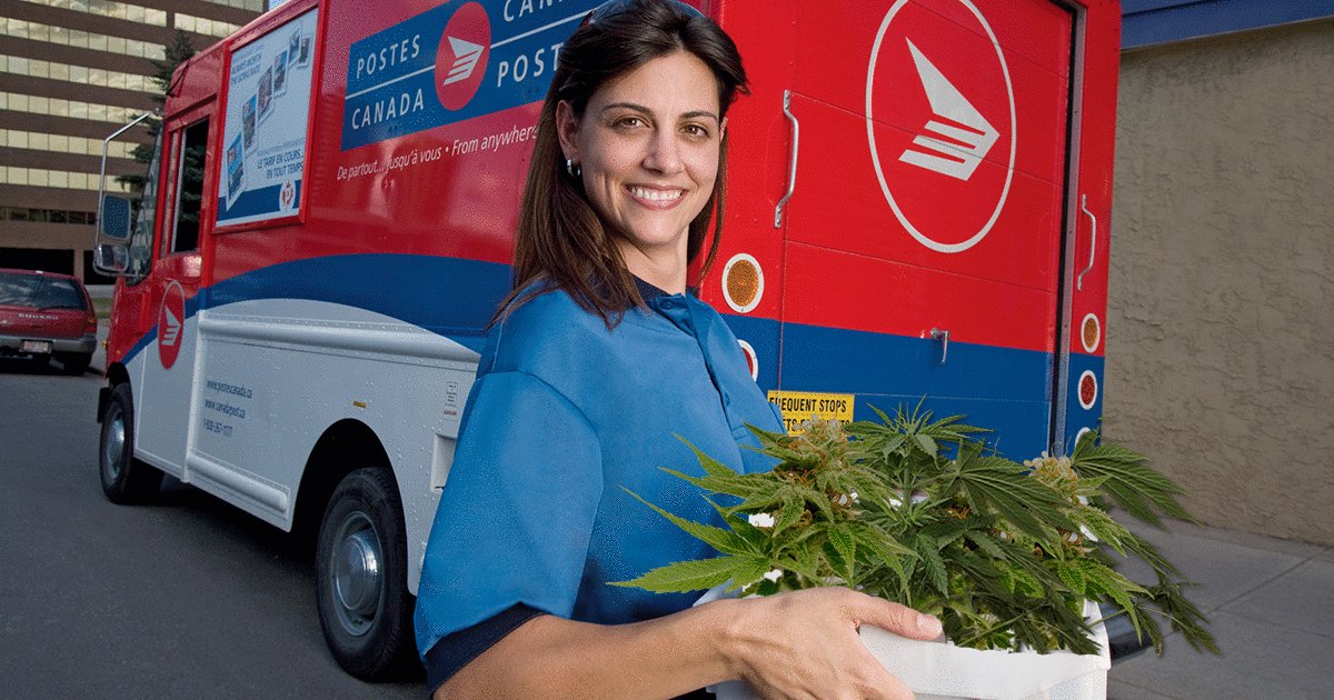 It’s Official: Canada Post Will Be Delivering Marijuana Directly To Your Home