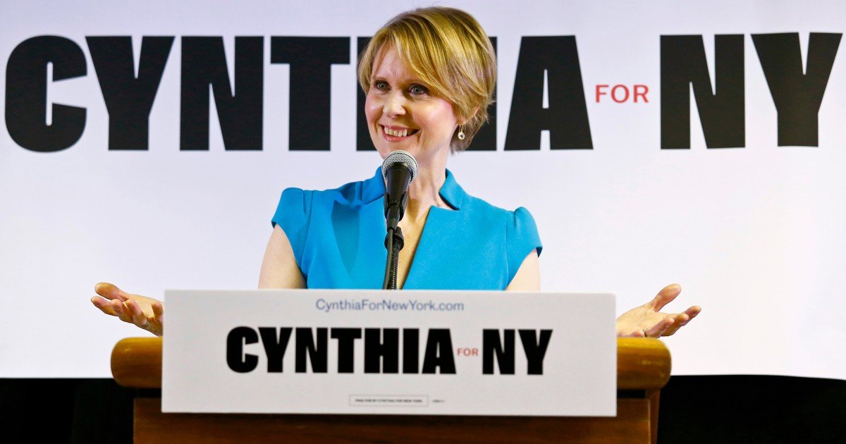 New York gubernatorial candidate Cynthia Nixon says she’ll give marijuana 'another shot' if legalized in New York