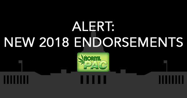 NORML PAC Announces New Slate of Congressional Endorsements