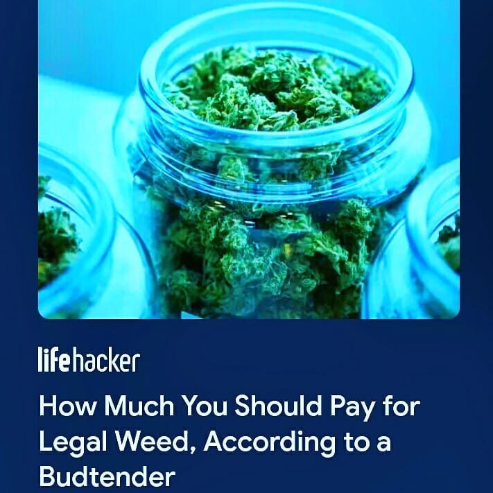 How Much You Should Pay for Legal Weed, According to a Budtender (Instagram Link)