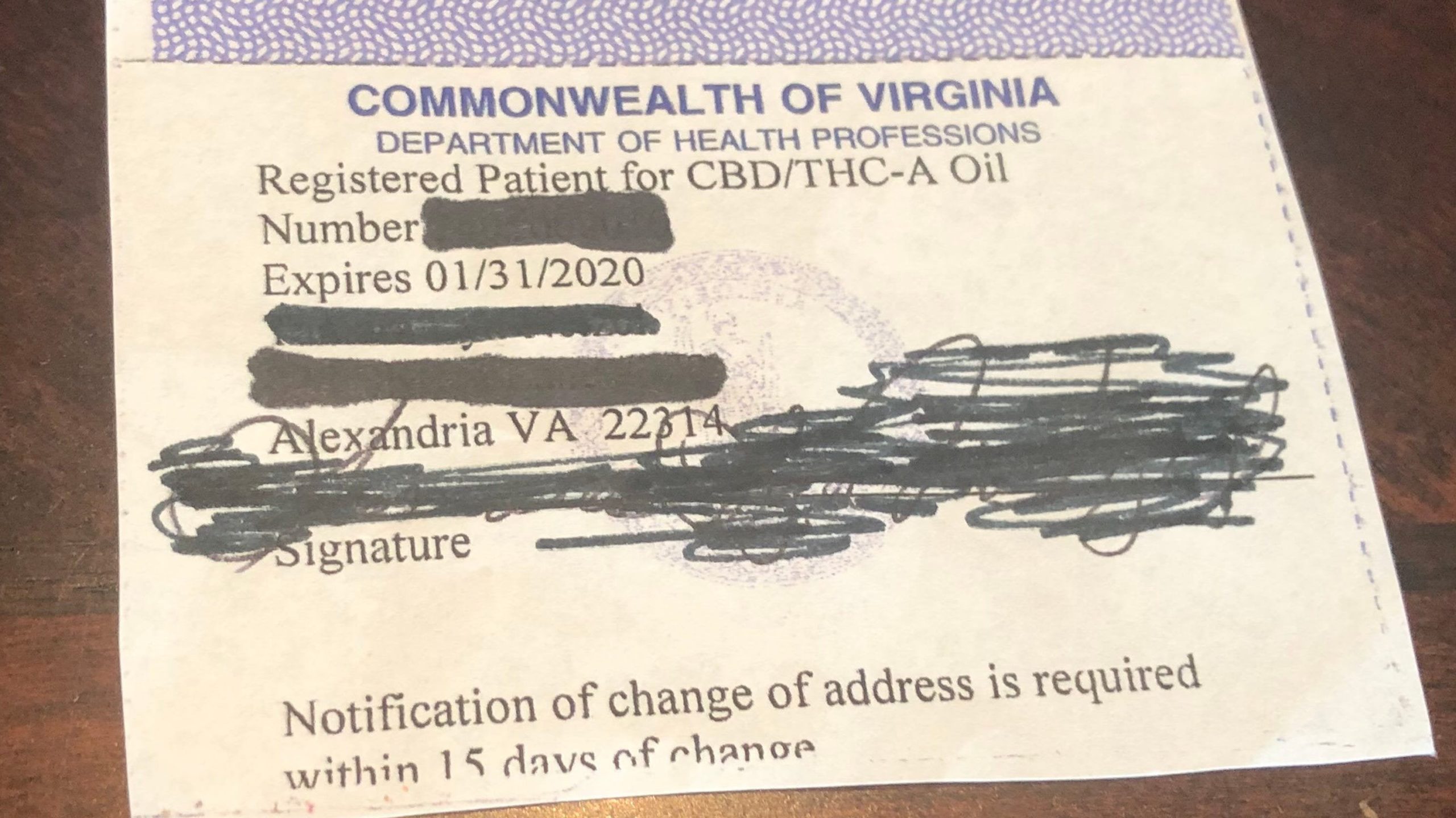 Getting a medical marijuana card in Virginia